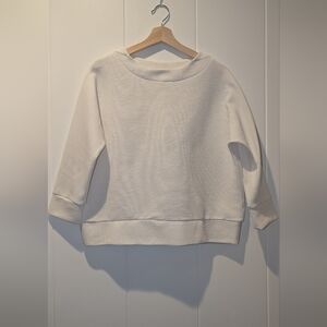 H&M Women's White Crew Neck Sweater